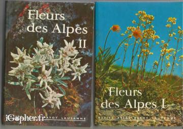 Livre : Fleurs des Alpes (Tomes 1 et 2)