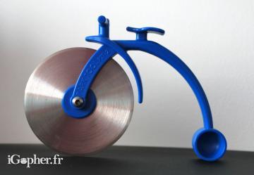 Coupe pizza en forme de vélo Grand Bi