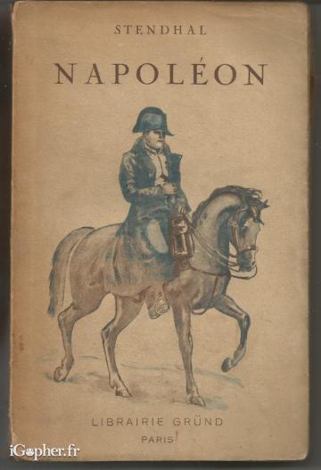 Livre : Napoléon (Stendhal)