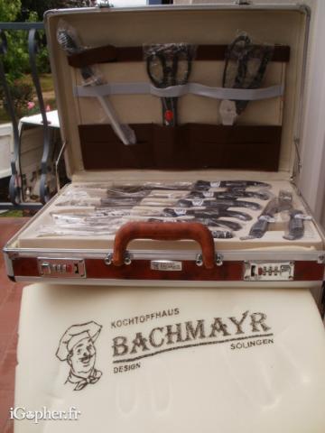 Mallette de couteaux "Bachmayr Solingen" (24 pièces) - NEUF