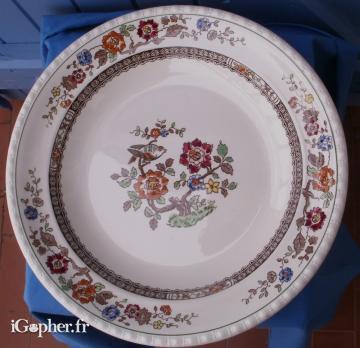 Plat "Villeroy et Boch Mettlach SAAR - Nanking"