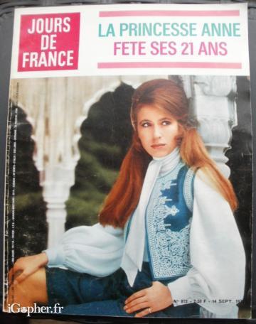 Revue : Jours de France (N°873 du 14 Septembre. 1971)