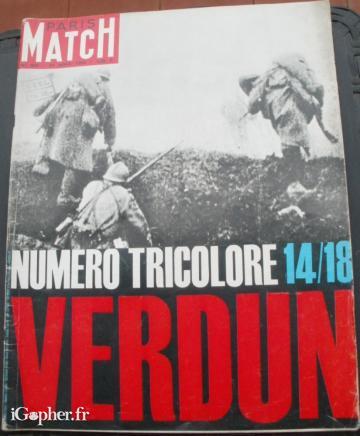 Revue : Paris Match : 14/18 Verdun (N°802 du 22 Août 1964)