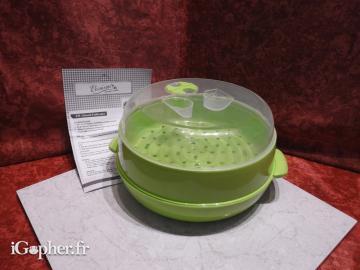 Cuiseur vapeur pour micro ondes