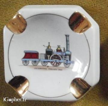 Cendrier en porcelaine - Porcelaine de Limoges