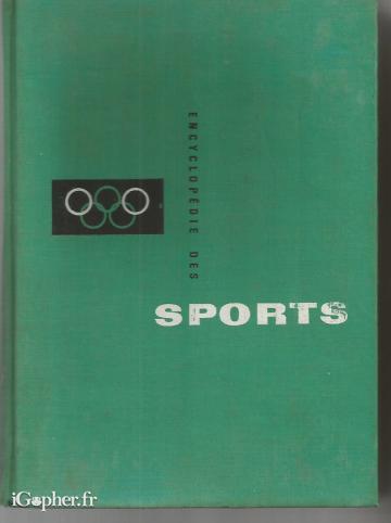 Livre : Encyclopédie des Sports (Larousse 1961)
