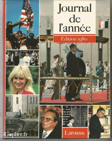 Livre : Journal de L'année 1979 - 1980 (Larousse)