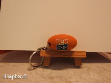 Porte-clés Ballon de rugby GMF