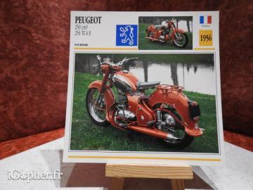 Fiche moto Peugeot 250 - 256 TC4 E (1956)