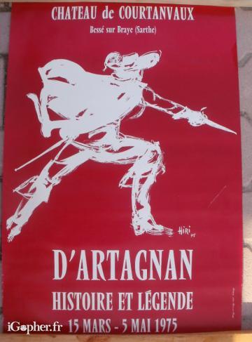 Affiche du spectacle "D'Artagnan, histoire et légende"