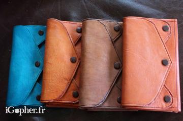 Portefeuille en cuir marocain (fait main)