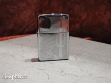 Briquet Zippo (motif le désert)