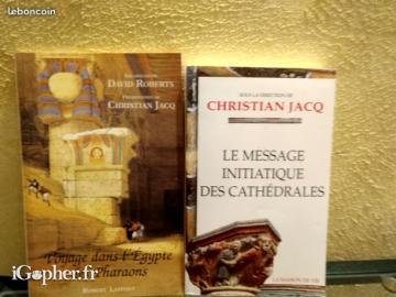 2 livres de Christian Jacq