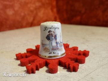 Dé à coudre Bretagne (couple traditionnel)