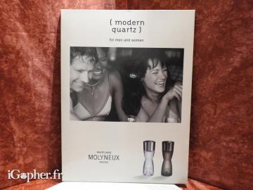 Présentoir parfum Molyneux Modern Quartz