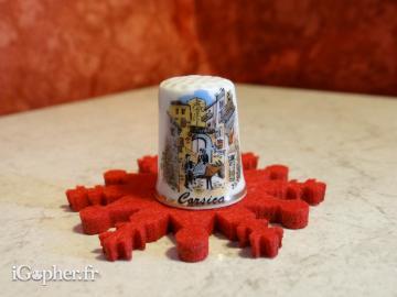 Dé à coudre de collection Corsica